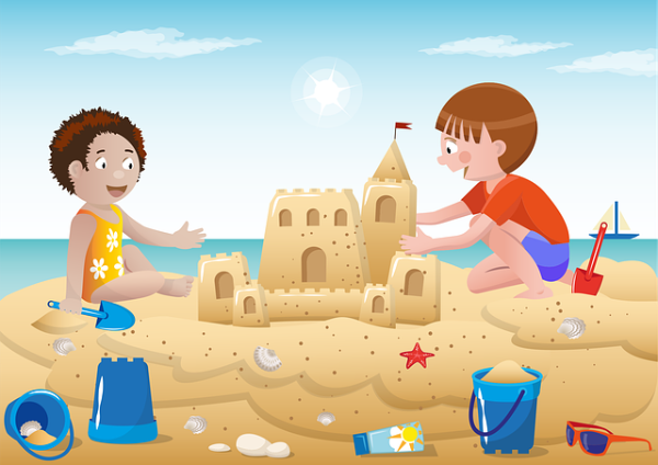 Bambini al mare